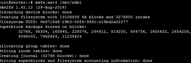 在Linux系统中挂载其他硬盘教程(图文)