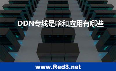 DDN专线是啥和应用有哪些