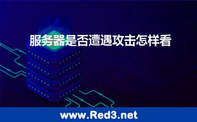 服务器是否遭遇攻击怎样看