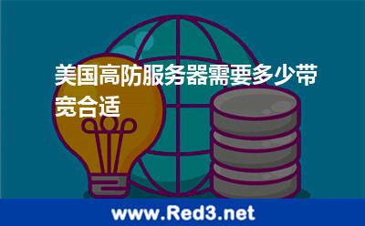 美国高防服务器需要多少带宽合适