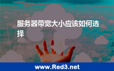 服务器带宽大小应该如何选择