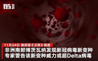 南非发现新型新冠病毒变种,疑从艾滋患者体内进化
