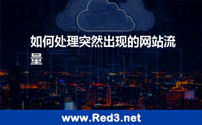 如何处理突然出现的网站流量