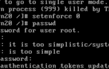 CentOS–root密码忘记的解决办法