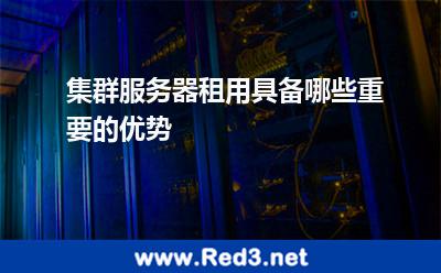 集群服务器租用具备哪些重要的优势