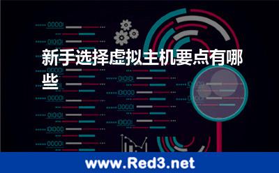 新手选择虚拟主机,要点有哪些
