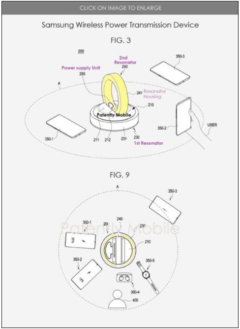 三星隔空无线充电专利曝光:Galaxy S22无缘