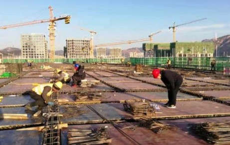 青岛联通西海岸数据中心一期项目主楼封顶