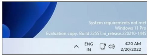 不符合Win11要求设备升级会被打水印 破解方法来了 Win11