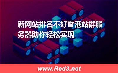 新网站排名不好香港站群服务器助你轻松实现
