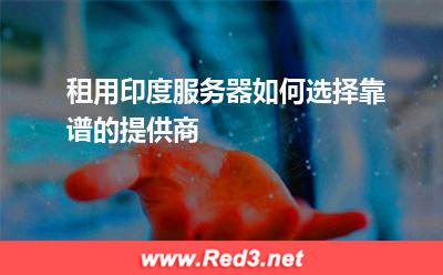 租用印度服务器如何选择靠谱的提供商