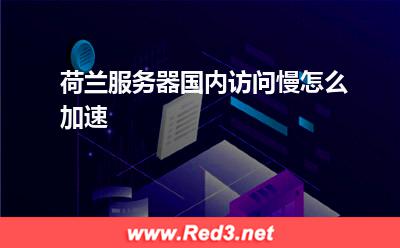 荷兰服务器国内访问慢,怎么加速