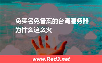 免实名免备案的台湾服务器为什么这么火 台湾服务器