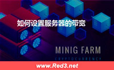 如何设置服务器的带宽
