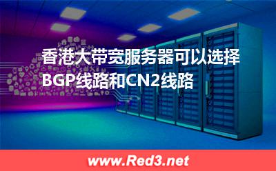 香港大带宽服务器可以选择BGP线路和CN2线路