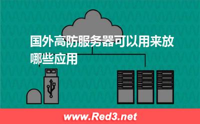 国外高防服务器可以用来放哪些应用