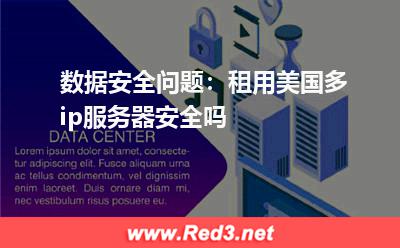 数据安全问题:租用美国多ip服务器安全吗
