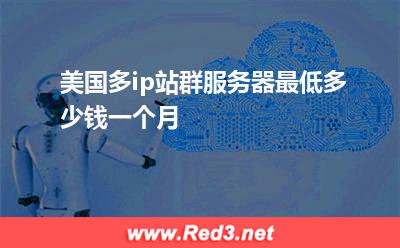 美国多ip站群服务器最低多少钱一个月