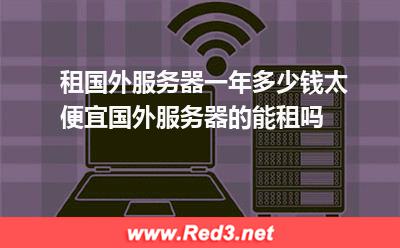国外服务器租用一年多少钱