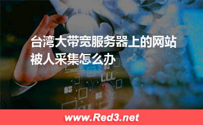 台湾大带宽服务器上的网站被人采集怎么办