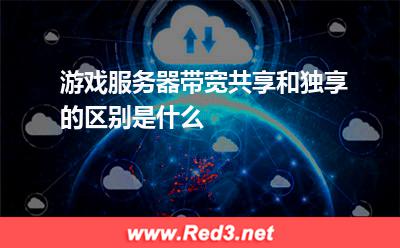 游戏服务器带宽共享和独享的区别是什么