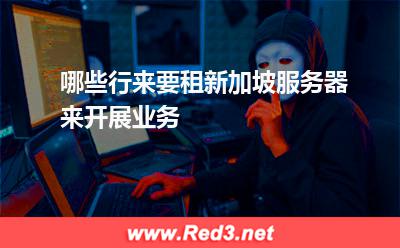 哪些行来要租新加坡服务器来开展业务