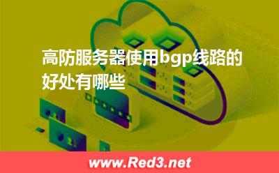 高防服务器使用bgp线路的好处有哪些 链路服务器