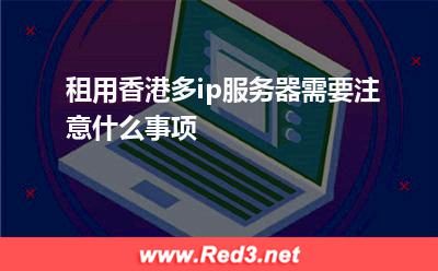 租用香港多ip服务器需要注意什么事项