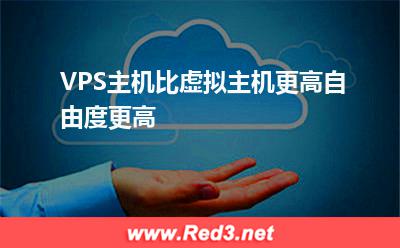VPS主机比虚拟主机更高,自由度更高