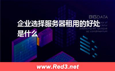企业选择服务器租用的好处是什么