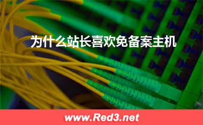为什么站长喜欢免备案主机