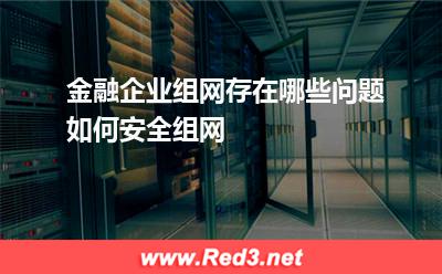 金融企业组网存在哪些问题如何安全组网