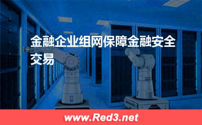 金融企业组网保障金融安全交易(加密网络)