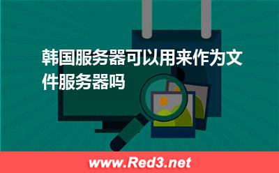 韩国服务器可以用来作为文件服务器吗