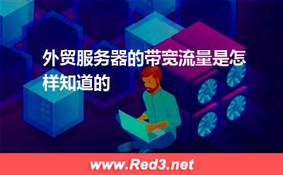 外贸服务器的带宽流量是怎样知道的