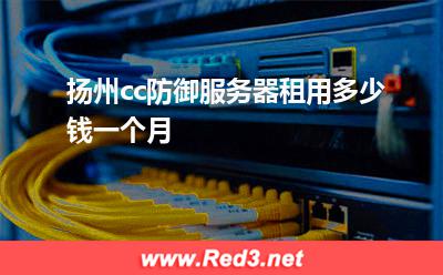 扬州cc防御服务器租用多少钱一个月