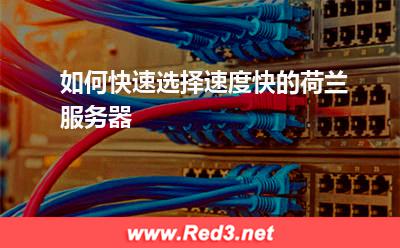 荷兰服务器:如何快速选择速度快的荷兰服务器