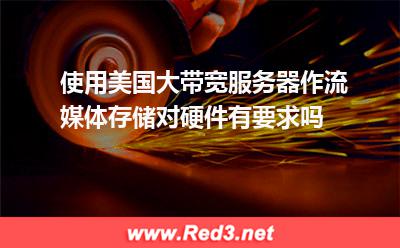 美国大带宽服务器作流媒体存储硬件要求
