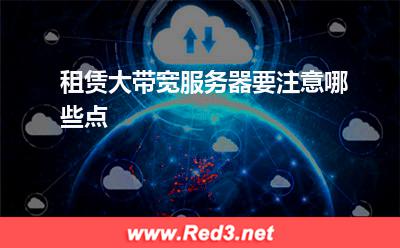 服务器:租赁大带宽服务器要注意哪些点