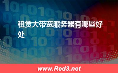 服务器:租赁大带宽服务器有哪些好处? 服务器