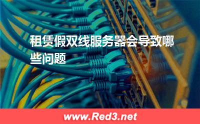 服务器:租赁假双线服务器会导致哪些问题