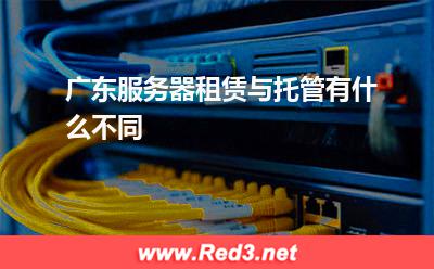 服务器：广东服务器租赁与托管有什么不同