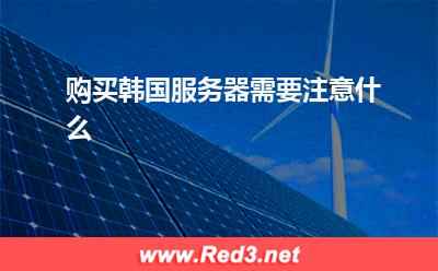 韩国服务器:购买韩国服务器需要注意什么