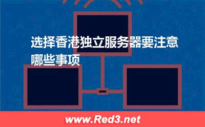 服务器:选择香港独立服务器要注意哪些事项