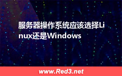 服务器操作系统应该选择Linux还是Windows