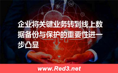 企业将关键业务转到线上,数据备份与保护的重要性进一步凸显