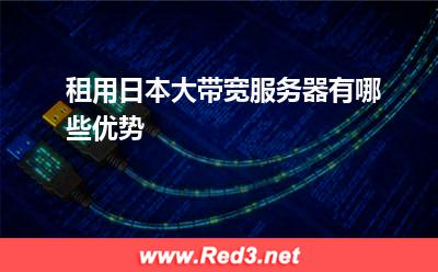 租用日本大带宽服务器优势