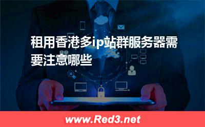 租用香港多ip站群服务器需要注意哪些