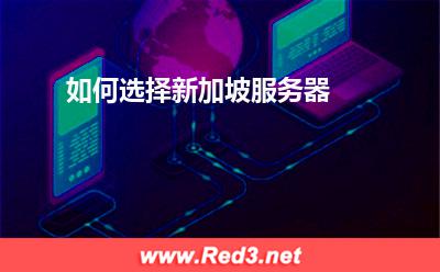新加坡服务器:如何选择新加坡服务器