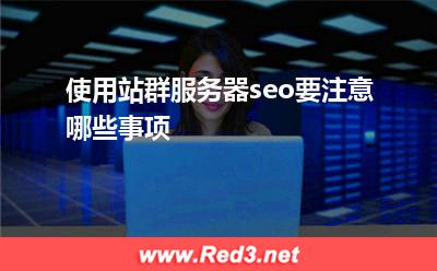 服务器:使用站群服务器seo要注意哪些事项
